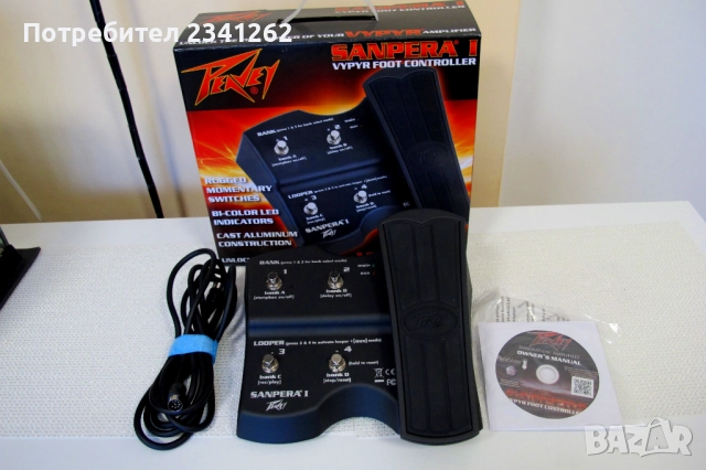 150 ЛВ  Peavey Sanpera I – Volume/Wah/Looper/Pitch Shifter expression крачен педал, снимка 17 - Китари - 52106025