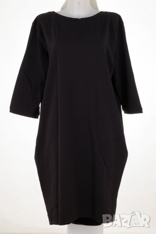 Черна асиметрична рокля марка Tessita - 4XL, снимка 2 - Рокли - 37672788