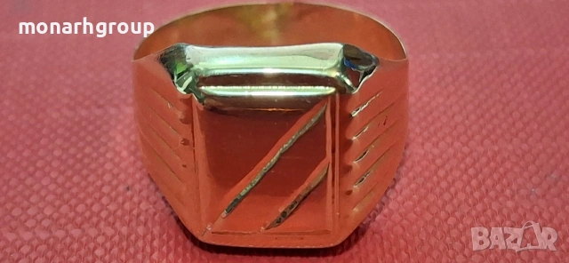 Златен пръстен , снимка 6 - Пръстени - 54253479