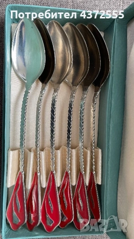 Чаени лъжички, снимка 2 - Прибори за хранене, готвене и сервиране - 53218834