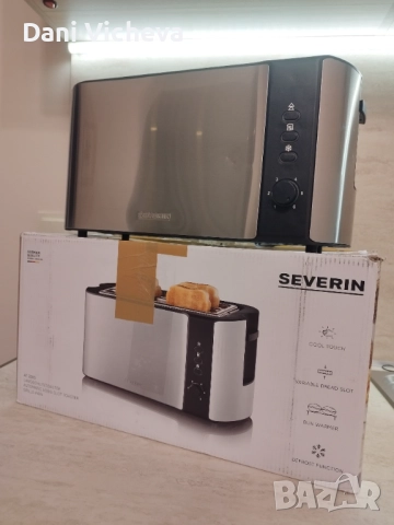 Тостер Severin AT 2590 1400W Сребрист