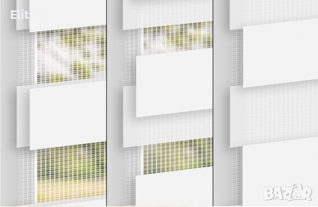 Щори ECD  Ролетни, Текстилни, Двойни, Без пробиване, Включен монтажен материал, Бял,Сив ,Бежов, снимка 7 - Други стоки за дома - 52905247