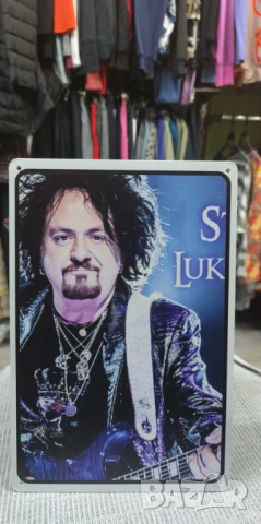 Steve Lukather-метална табела (плакет), снимка 2 - Китари - 54087065