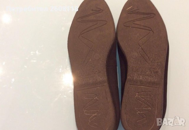 Черни велурени обувки UNISA – равни, № 39 , снимка 4 - Дамски ежедневни обувки - 36745878