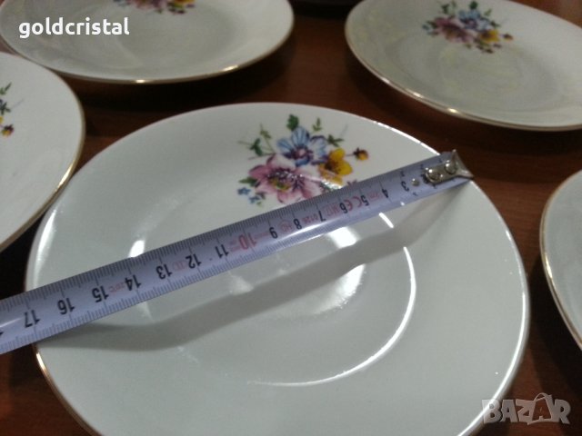 Стар български порцелан чинии , снимка 5 - Антикварни и старинни предмети - 42135950