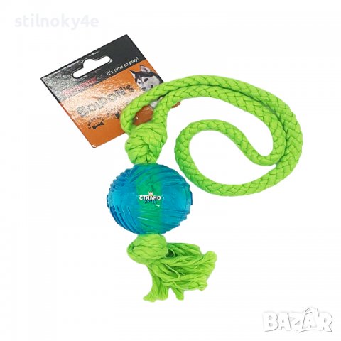 Играчка за куче с въже и топка Играчки за кучета Кучешки играчки Кучешка играчка