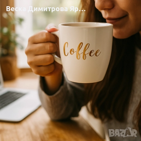 Керамична чаша Coffee 220 мл – стил, удобство и енергия във всяка глътка, снимка 7 - Чаши - 51470277