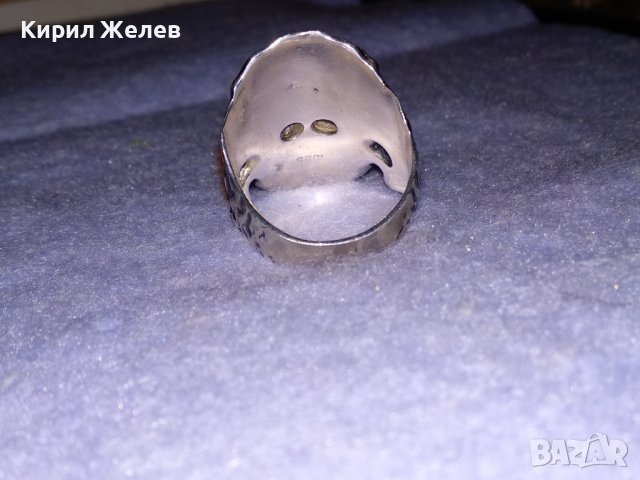 СРЕБЪРЕН НЕО ГОТИК АРТ ПИРАТСКИ ПРЪСТЕН ЛАКИРАНО СРЕБРО 925 с ЮВЕЛИРНО ФАСЕТИРАНИ ЦИРКОНИ 36160, снимка 14 - Пръстени - 39507140