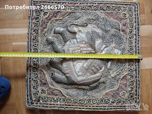 Стар китайски гоблен, снимка 5 - Антикварни и старинни предмети - 35059480