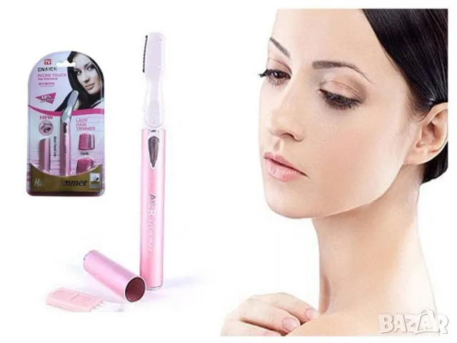 Портативен дамски тример - Lady hair micro touch trimmer TV193, снимка 6 - Тримери - 48806190