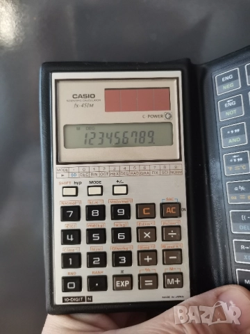 Научен калкулатор Casio fx-451M, made in Japan, снимка 3 - Друга електроника - 52434574