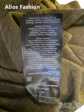 Дамско поло ONLY, маслиненозелено, XS, снимка 5 - Блузи с дълъг ръкав и пуловери - 56192937