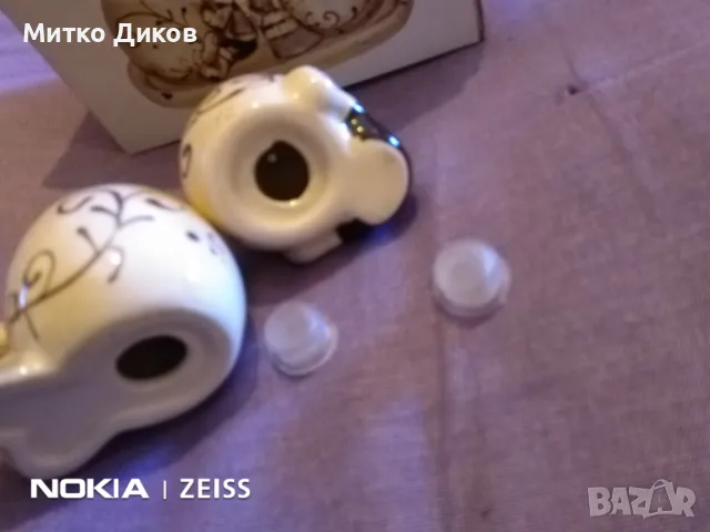 Порцеланови солнички зайчета 2 броя нови, снимка 4 - Аксесоари за кухня - 49065808