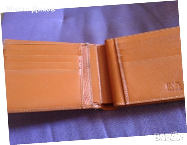 Нава Вера Пеле портфейл естествена кожа 130х90мм, снимка 7 - Портфейли, портмонета - 32014862