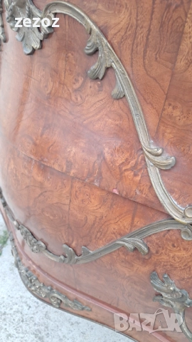 Скрин антикварен"Бомбе", снимка 11 - Скринове - 52533936