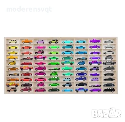 Дървен рафт за метални колички 80 бр., снимка 5 - Други - 53875664