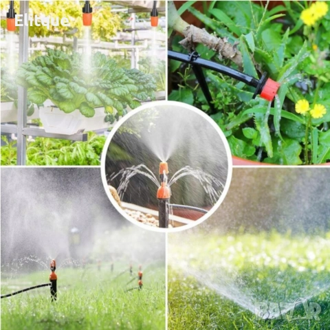 Комплект за капково напояване 25 м – пълен сет с регулируеми дюзи, снимка 8 - Други стоки за дома - 54219514