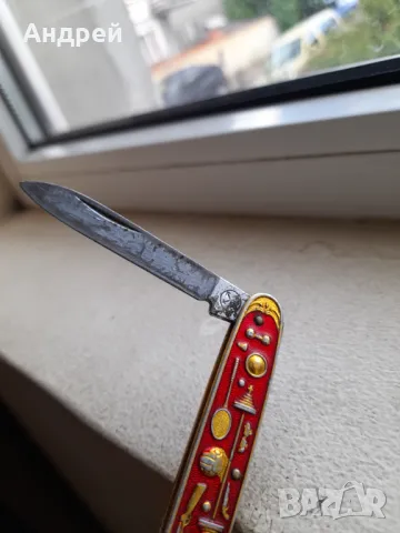 Стар джобен нож,ножче,ножка #113, снимка 6 - Колекции - 50422761