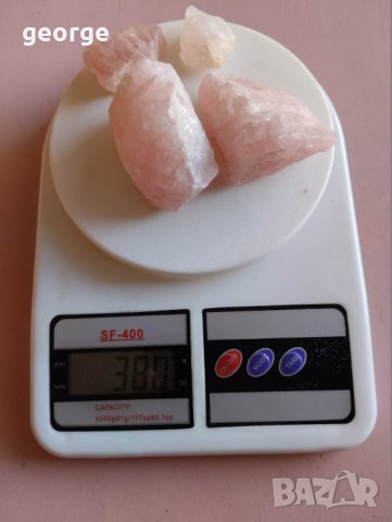 Розов кварц - произход Мозамбик - необработен минерал, снимка 17 - Други ценни предмети - 40551027