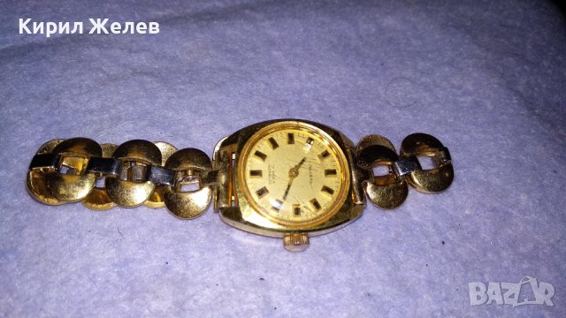 PALERMA 17 RUBIS Стар МАРКОВ ПОЗЛАТЕН ШВЕЙЦАРСКИ ВИНТИДЖ МОДЕЛ Мех. ЧАСОВНИК 30127, снимка 2 - Антикварни и старинни предмети - 38442929