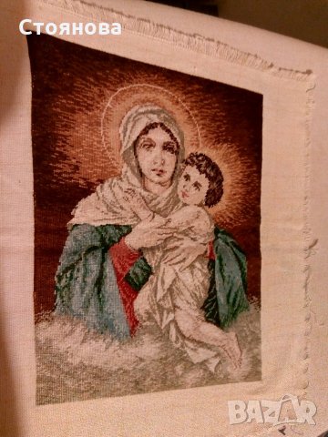 Гоблен " Хубавата мадона", снимка 1