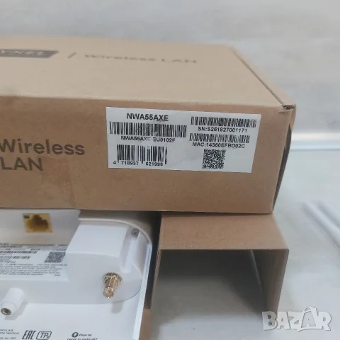 ТОП: Нова Външна WiFi 6 Точка за достъп Zyxel NWA55AXE AX1800 Gigabit PoE IP55, снимка 9 - Мрежови адаптери - 56155779