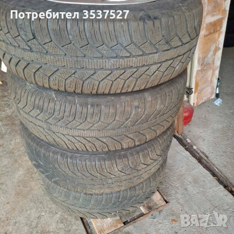 Комплект зимни гуми с джанти, снимка 3 - Гуми и джанти - 52207574