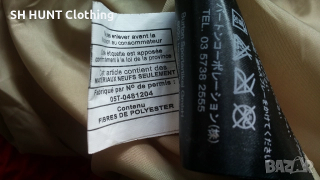 BURTON SNOWBOARD DRYRIDE Jacket Размер M мъжко сноуборд яке 27-65, снимка 18 - Зимни спортове - 52217252