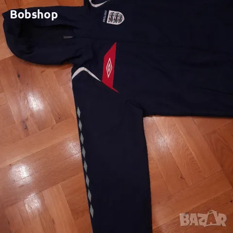 Мъжко горнище /ветровка/ Англия 🏴󠁧󠁢󠁥󠁮󠁧󠁿 Умбро - England 🏴󠁧󠁢󠁥󠁮󠁧󠁿 Umbro - season 2007/2009, снимка 11 - Футбол - 49215150