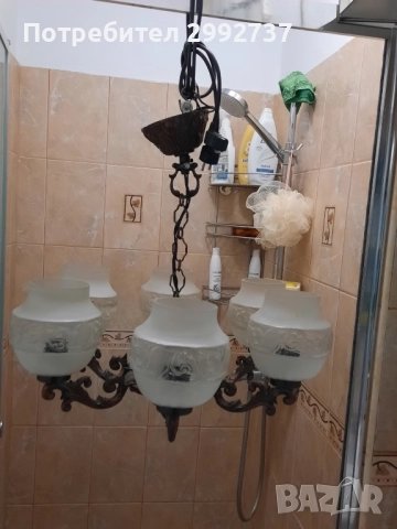 Продавам полилей от ковано желязо, снимка 3 - Полилеи - 52344096