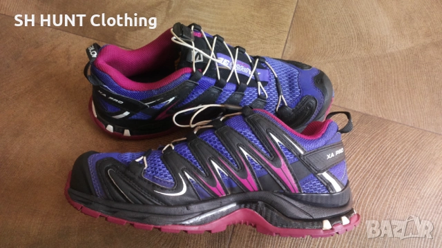 SALOMON XA PRO 3D Размер EUR 36 2/3 / UK 4 дамски детски маратонки 191-14-S, снимка 8 - Маратонки - 52652241