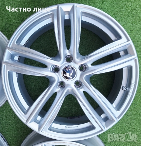 Продавам 4бр 19-ки джанти за Шкода Кодиак,Октавия, Карок, Супърб , снимка 4 - Гуми и джанти - 51649394
