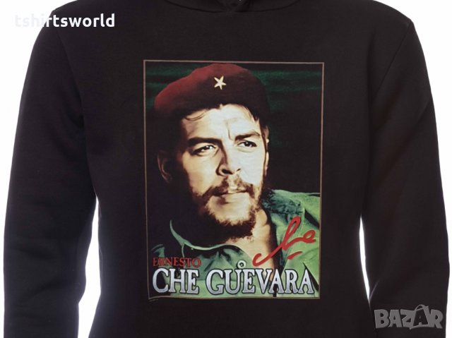 Нов мъжки суичър с дигитален печат на революционера Че Гевара, снимка 5 - Суичъри - 31742369