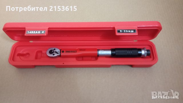 teng тенг динамометричен ключ 1/4 5-25нм 1492ag-е5