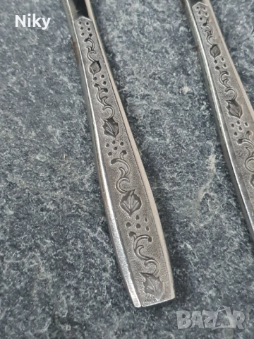 Руски трапезни ножове от едно време , снимка 3 - Прибори за хранене, готвене и сервиране - 51670585