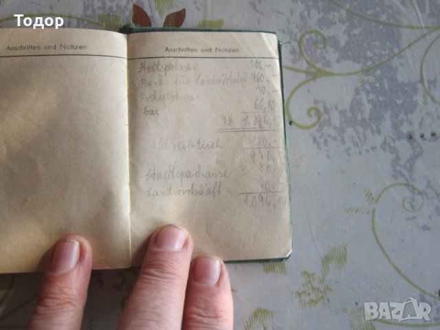 Немски джобен календар 3 Райх 1944 с детелина , снимка 9 - Колекции - 32078625