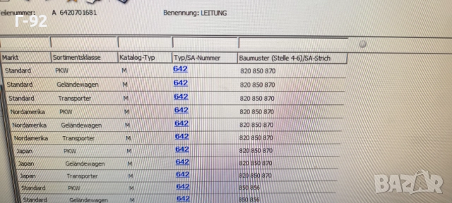 A6420701681**NEU**MERCEDES-BENZ**МАРКУЧ ЗА ГОРИВО**M 642**, снимка 9 - Части - 52140554