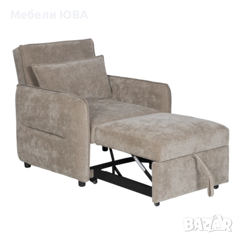 Разтегателен фотьойл , снимка 5 - Дивани и мека мебел - 52306793