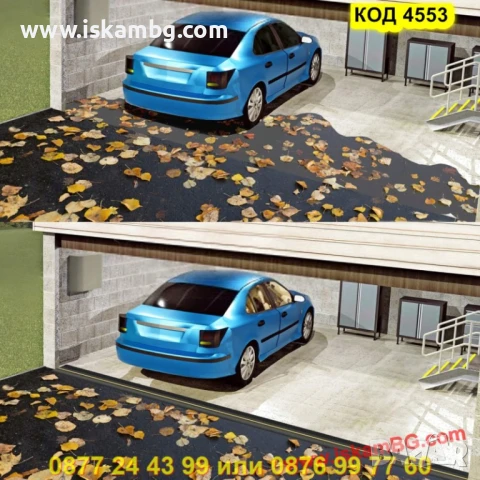 Долно уплътнение за гаражна врата с улеи за кабели - КОД 4553, снимка 8 - Гаражни врати - 50788564