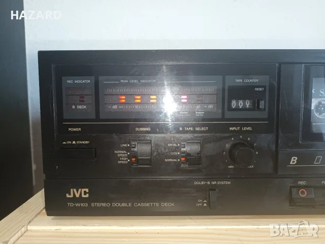 JVC TD-W103 Double cassette deck, снимка 2 - Декове - 56315516