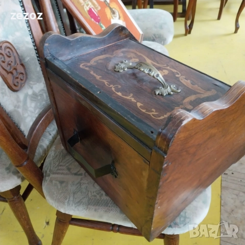 Кутия-антикварна за въглища , снимка 12 - Декорация за дома - 52115358