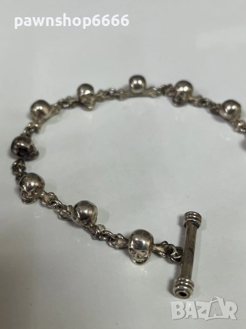 Сребърна верижка за джобен часовник, снимка 6 - Антикварни и старинни предмети - 51455277