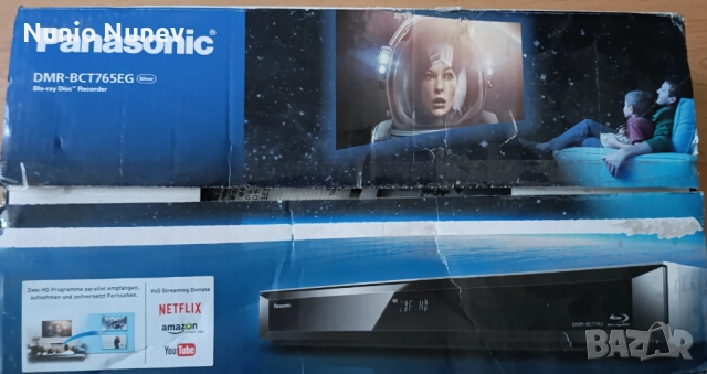 Блу рей плейър Panasonic DMR-BCT765 BLU RAY DISK/DVD PLAYER за ремонт или части