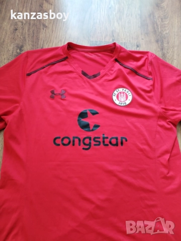 under armour st.pauli 2018-19 - колекционерска футболна тениска 2ХЛ, снимка 3 - Тениски - 51659848