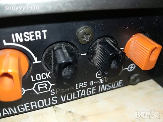 ★ █▬█ 🛑 ▀█▀ ★TECHNICS AMPLIFIER-MADE IN JAPAN 0611221714, снимка 4 - Ресийвъри, усилватели, смесителни пултове - 38579969