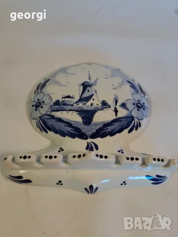 холандски порцеланов държач за прибори Delft 24/2