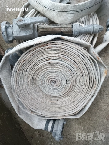 Пожарникарски маркуч и струйник 60м, снимка 3 - Напояване - 51663526