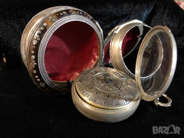 Джобен часовник на големия майстор от 18-ти век William Clarke , снимка 13 - Джобни - 30294757