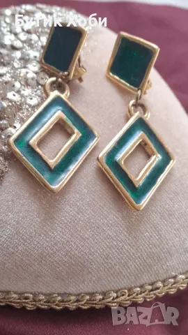 Винтидж обеци- клипси Alternances, Франция , снимка 3 - Антикварни и старинни предмети - 50337256