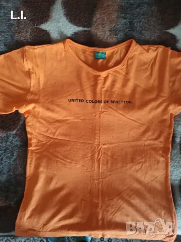 Дамска тениска Benetton , снимка 2 - Тениски - 55771696